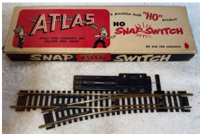 Atlas 50 HO Snap Switch Left Remote Control Track