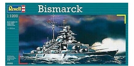 Revell of Germany 05802 1:1200 Bismarck Plastic Model Kit