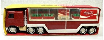 Buddy L 5262 1:64 Mack Delivery Truck & Coca-Cola Trailer w/Crates & Bottles