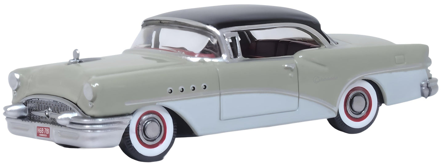 Oxford Diecast 87BC55007 HO Carlsbad Black Buick Century 1955 Carlsbad Car