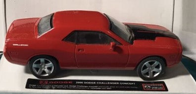 New-Ray SS-48257A 1:43 Die-Cast City Cruiser 2006 Red Dodge Challenger Concept