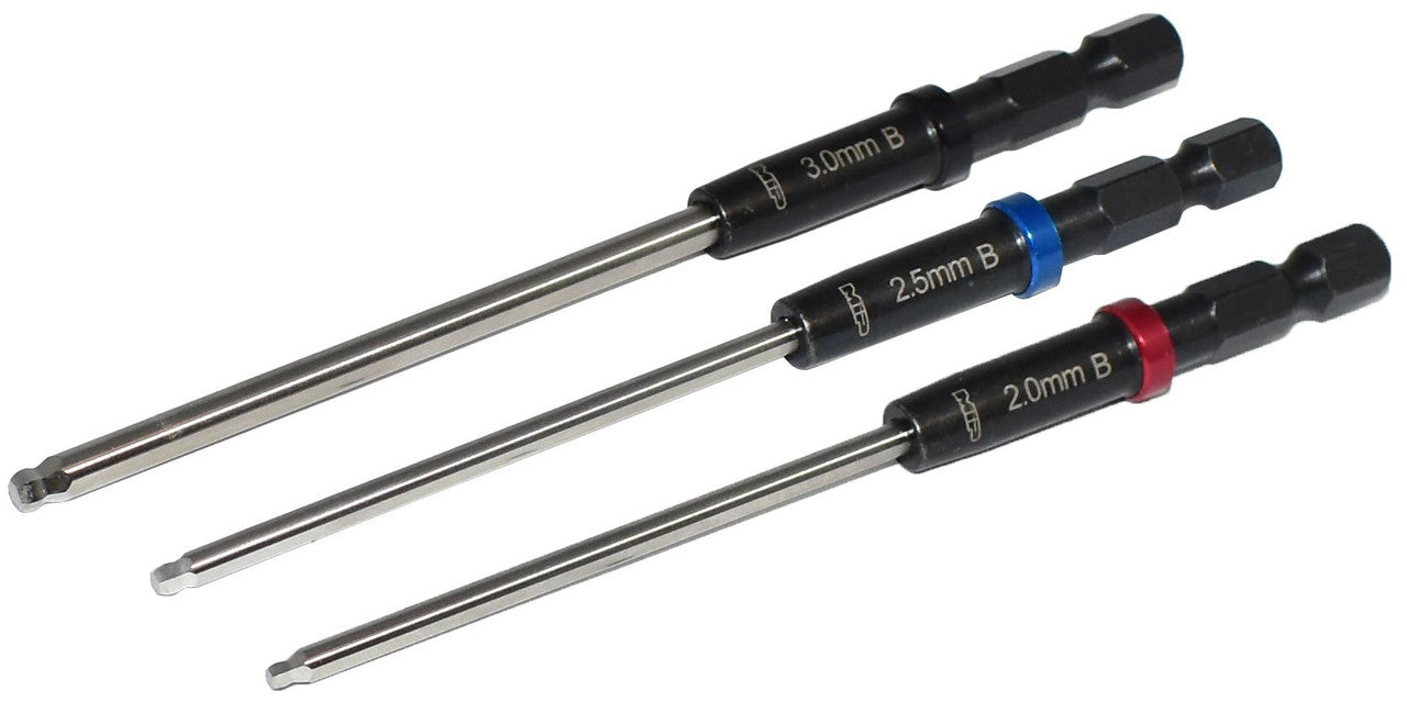 MIP 9616 Speed Tip Ball Hex Driver Wrench Set Gen 2, Metric (Set of 3)