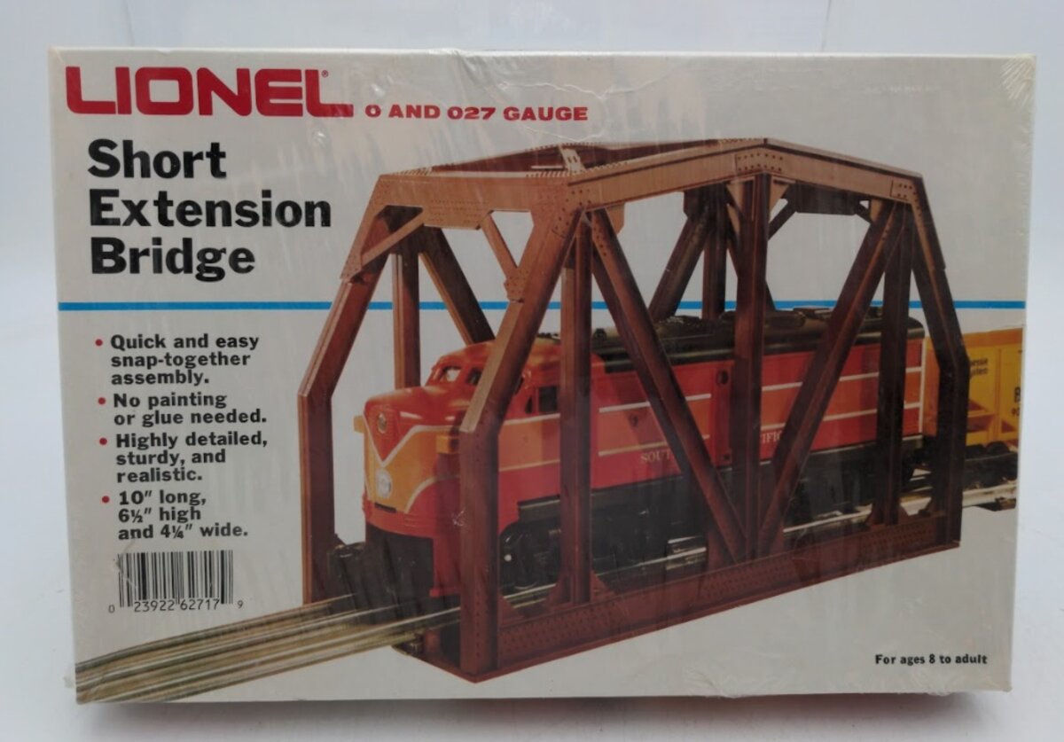 Lionel 6-2717 O / O-27 Gauge Short Extension Bridge Snap-Together Kit