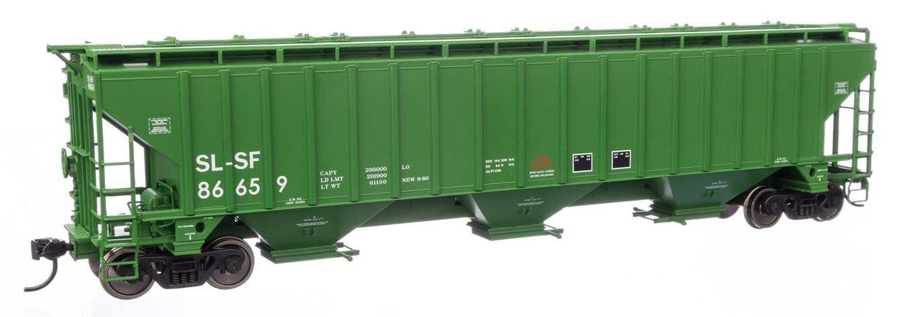 Walthers 910-49050 HO SLSF 57' Trinity 4750 3-Bay Covered Hopper RTR #86659