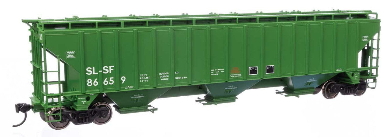 Walthers 910-49050 HO SLSF 57' Trinity 4750 3-Bay Covered Hopper RTR #86659