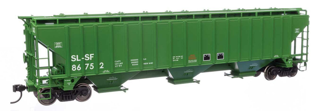 Walthers 910-49052 HO SLSF 57' Trinity 4750 3-Bay Covered Hopper RTR #86752