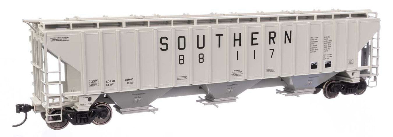 Walthers 910-49055 HO SOU 57' Trinity 4750 3-Bay Covered Hopper RTR #88117