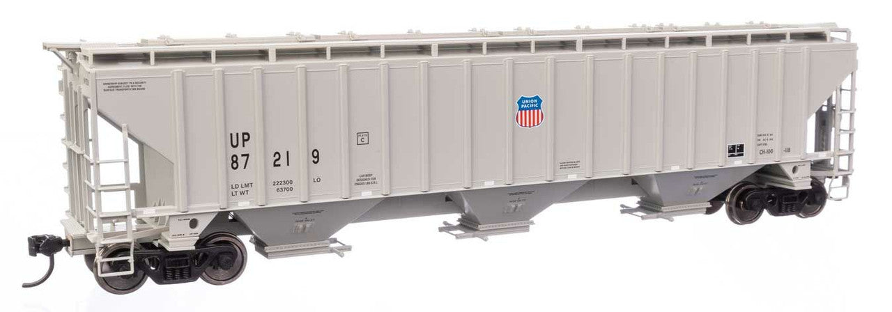 Walthers 910-49057 HO UP 57' Trinity 4750 3-Bay Covered Hopper RTR #87219