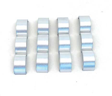 Herpa 5528 HO Silver Trailers/Trucks 3-Axle Fenders (Pack of 4)