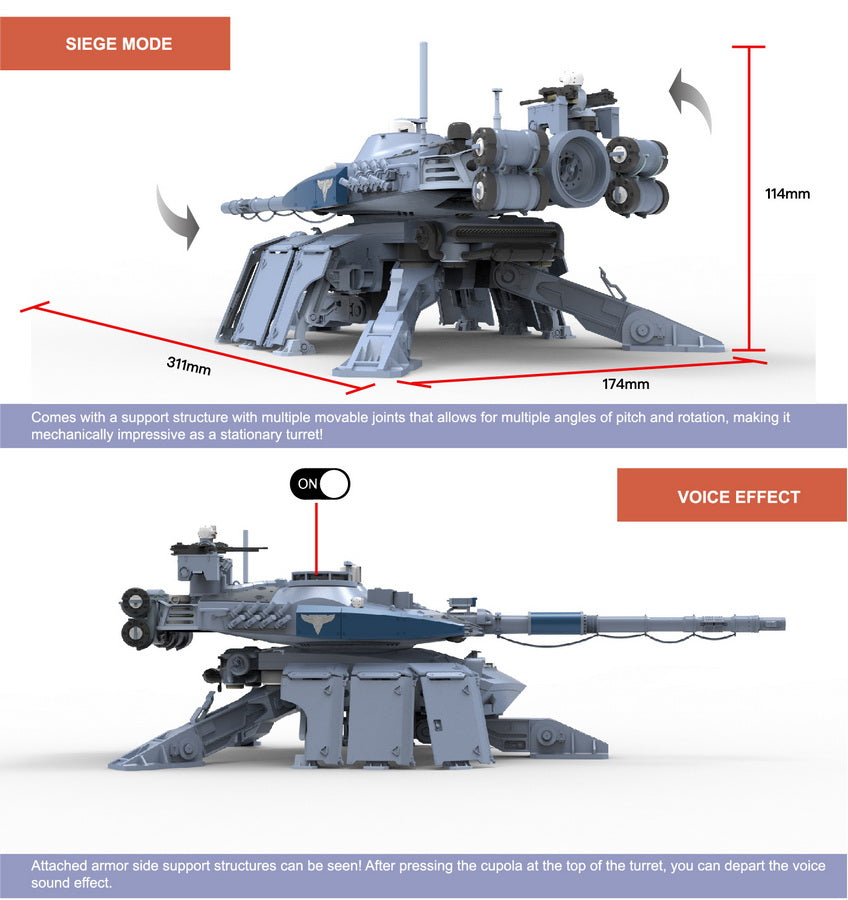 Border Model BC002 1:35 Grizzly Battle Tank Plastic Model Kit