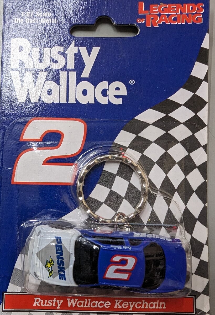 Legends of Racing 20076 1:87 Rusty Wallace #2 Collectible Keychain
