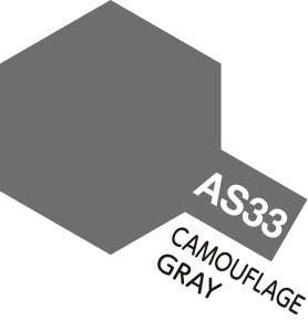 Tamiya 86533 AS-33 Camouflage Gray Acrylic Paint - 100 ml. Spray Can