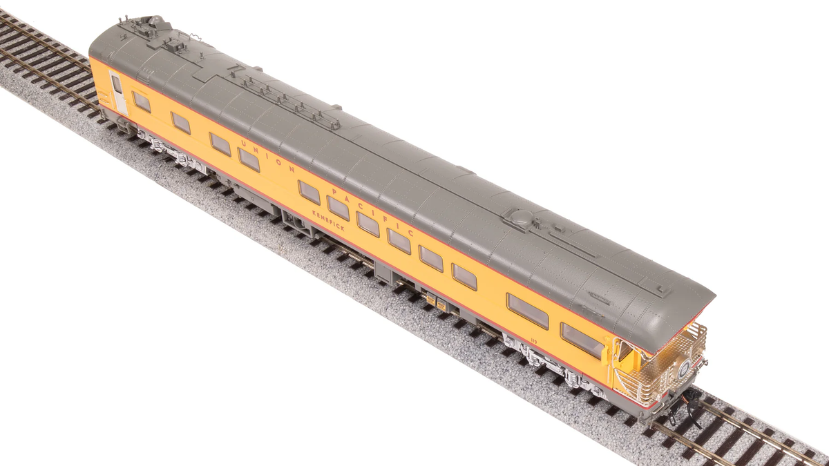 Broadway Limited 9013 HO Union Pacific Business Car w/Big Boy Tour Drumhead #119 NIB