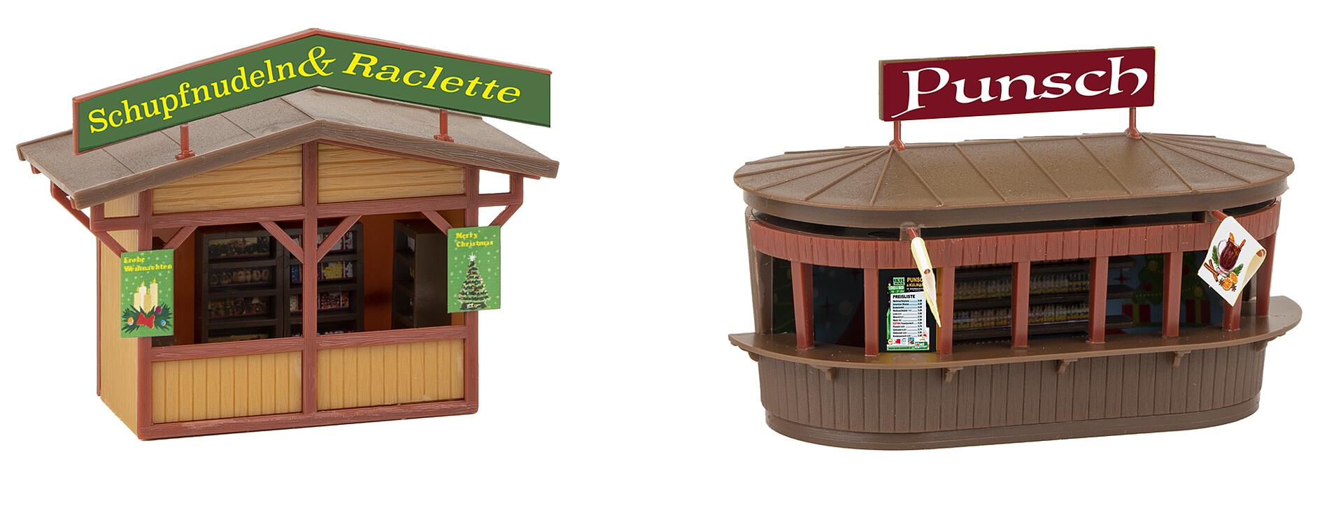 Faller 190143 HO Christmas Market Promotional-Set Building Kit