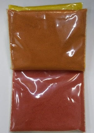 Woodland Scenics T-48 Flowers Yellow/Orange/Red & Beige 1-1/2 Cu. In.(Pack of 4)