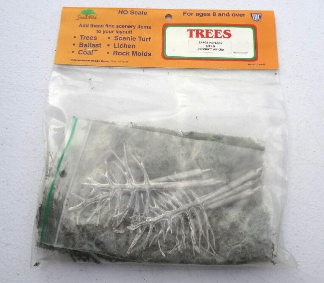 IHC 81050 HO Scale Large Poplar Trees Metal Kit