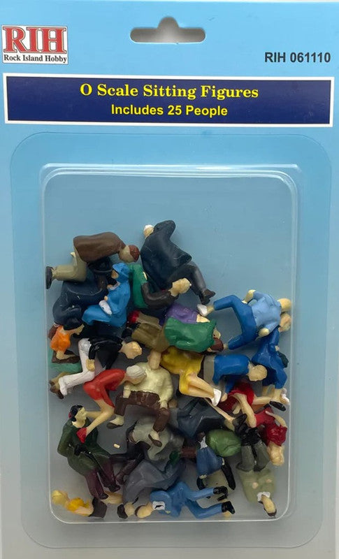 Rock Island Hobby 061110 O Sitting Figures (Set of 25)