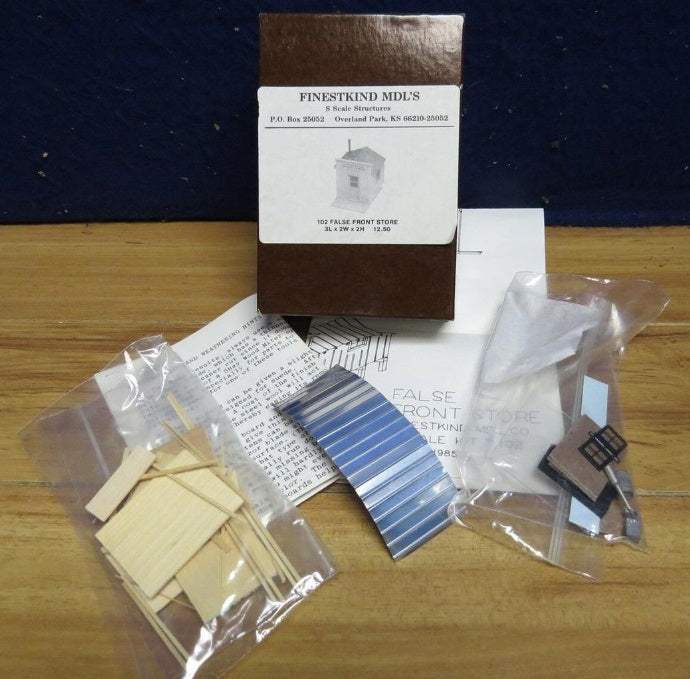 Finestkind Models 102 S Scale False Front Store Kit