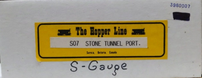 The Hopper Line S07 S Scale Stone Tunnel Portal Kit