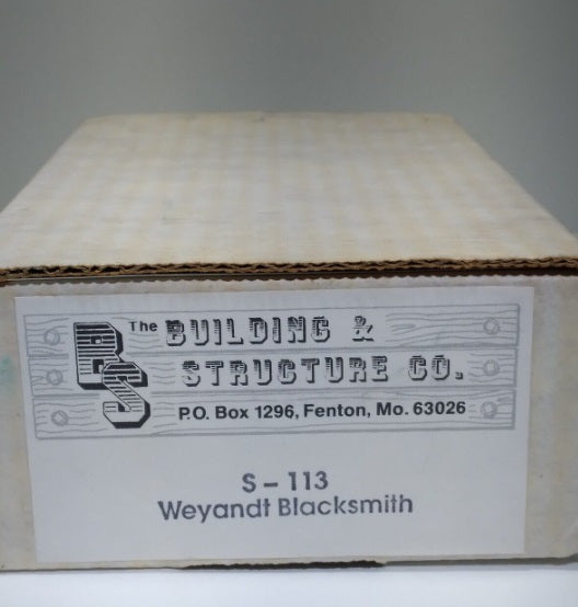 The Building & Structure S-113 S Scale Weyandt Blacksmith Building Kit