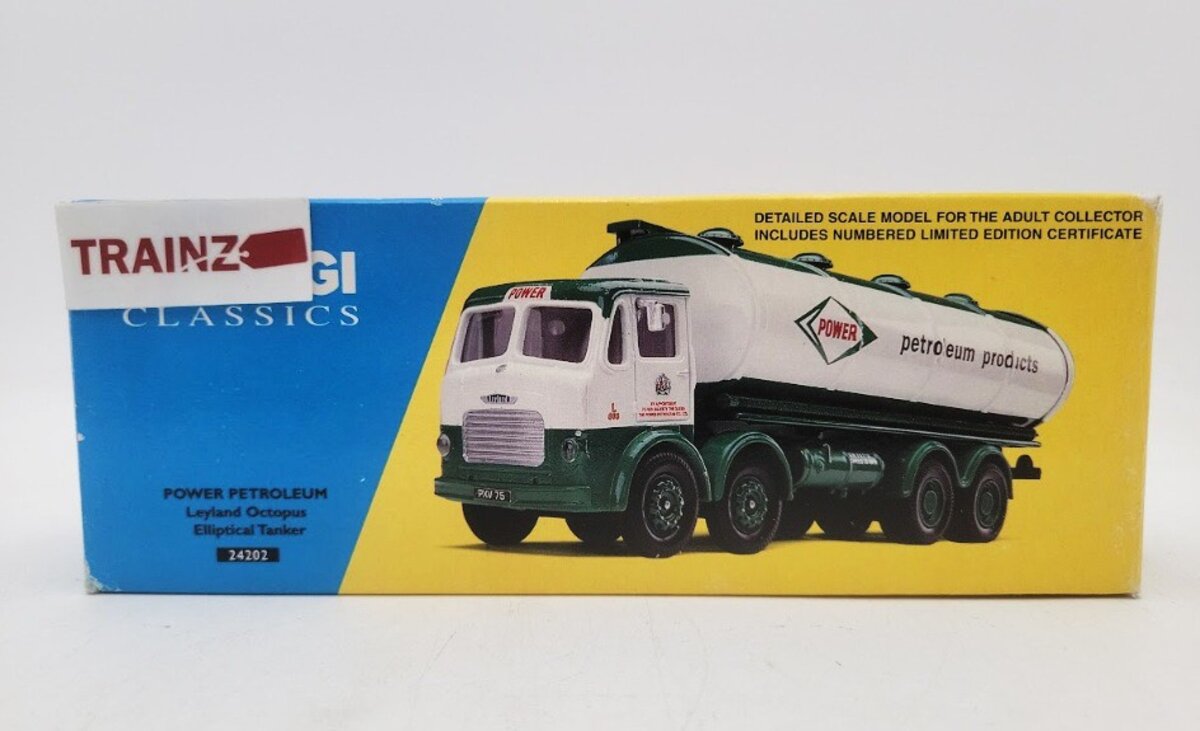 Corgi 24202 1:50 Scale Diecast Power Petroleum Leyland Octopus Elliptical Tanker