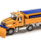 Menards 279-4227 1:48 Die-Cast Yellow Heavy Duty Plow Truck w/Blue Detailing