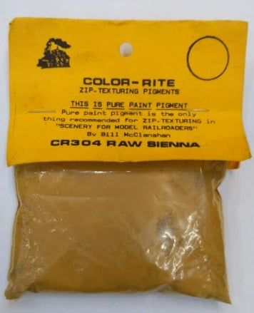 Color-Rite CR304 Raw Sienna Pure Paint Pigment Zip Texturing – Trainz