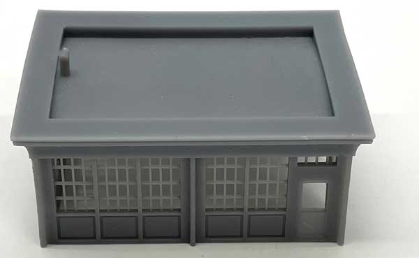 Phoenix Precision Models 30805 N Single Door Garage w/ Floor & Glass Closed Door