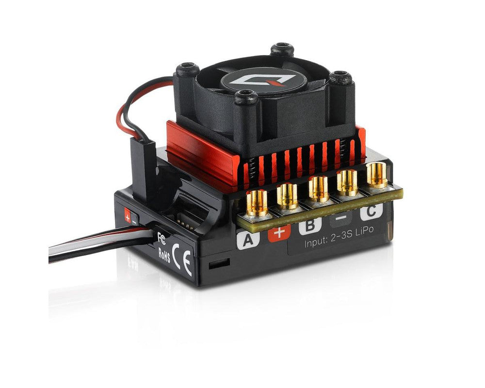 HobbyWing 30125002 QuicRun 10BL120 G2 120A 1:10 Sensored Brushless ESC
