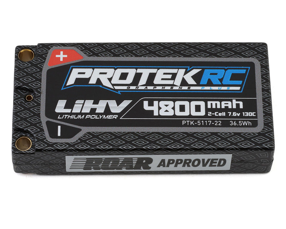 Protek RC 511722 2S 130C Low IR Si-Graphene + HV LCG Shorty LiPo Battery