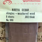 The Emporium 308 HO Rustic Cedar Shingles WQeathered Wood .012 Thick (Pack of 8)