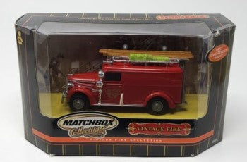 Matchbox 92583 1:43 Vintage Fire 1937 Red GMC Rescue Squad Engine Co. 9