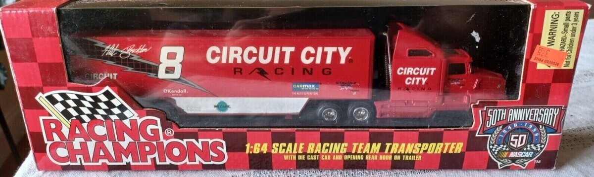 Racing Champions 03400 1:64 Circuit City Racing #8 Team Transporter