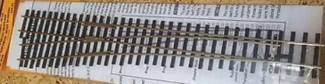 PBL PBL-1030 Sn3 Turnout #6 LH Code 70 Nickel Silver Rail