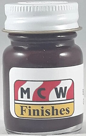 MCW Finishes 6850 Burgandy Metallic Lacquer Enamel Paint (Pack of 6)