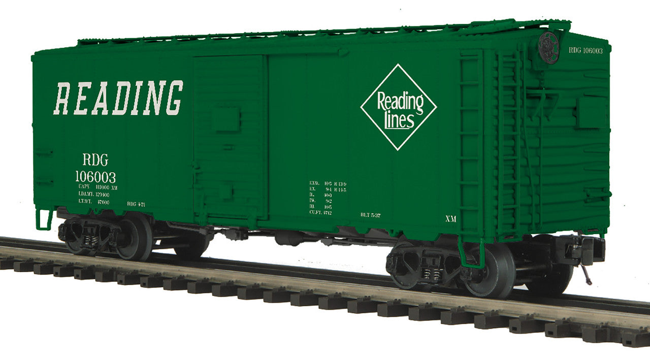 MTH 2099395 O Reading Premier 40’ AAR Box Car