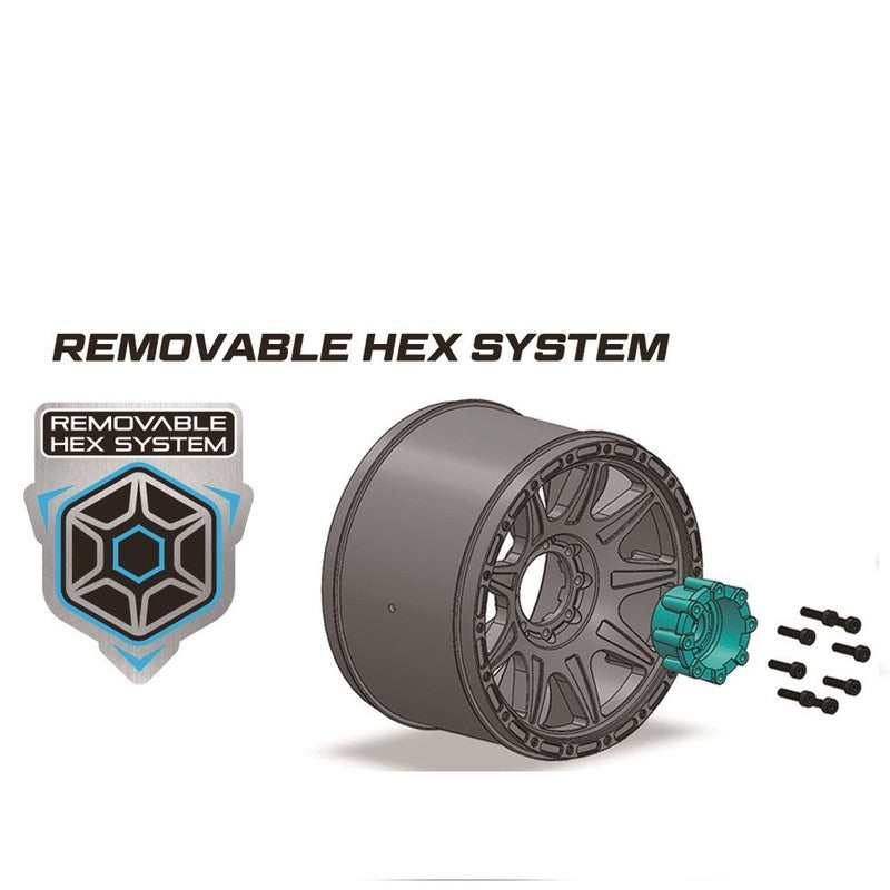 Louise R/C LT3353SB 1:8 MT-Rocket Speed Monster Truck Tires (Pack of 2)