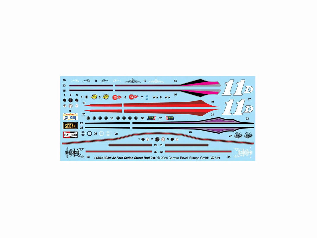 Revell 14553 1:25 1932 Ford Tudor Sedan 2'n1 Plastic Model Kit