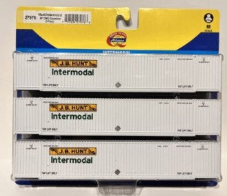 Athearn 27976 HO Ready to Roll Hunt Intermodal 53' CIMC Container (3-Pack)