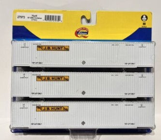 Athearn 27975 HO Scale Ready to Roll Hunt 53' CIMC Container (3-Pack)