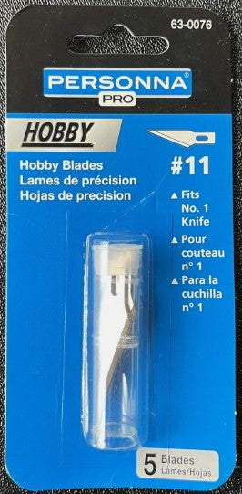 Acme 63-0076 #11 Hobby Blades Fits No. 1 Knife (Pack of 5)