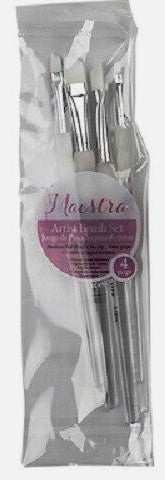 Acme 40444 Maestra Artist Brush Set Medium Soft Blend Set of 4
