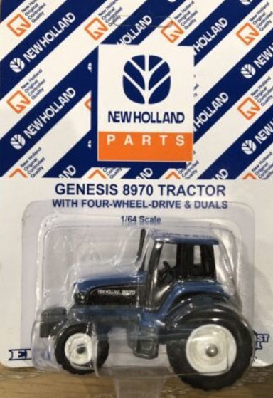 Ertl 394FP 1:64 New Holland Genesis 8970 Tractor W/4-Wheel Drive&Duals Die-Cast