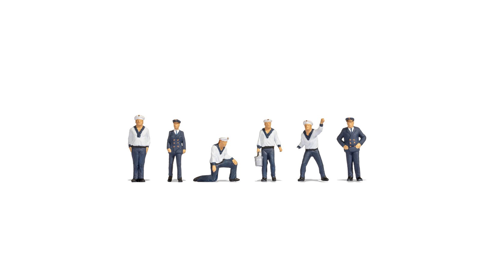 Noch 15046 HO Male Sailors Figures (Set of 6)