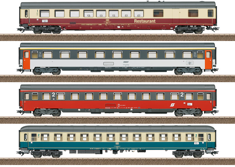 Trix 23110 HO FD Mozart Passenger Car #1 (Set of 4)