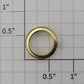 Lionel 210-7 S Gauge Brass Turnout Track Switch Lantern Lens Ring