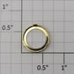 Lionel 210-7 S Gauge Brass Turnout Track Switch Lantern Lens Ring
