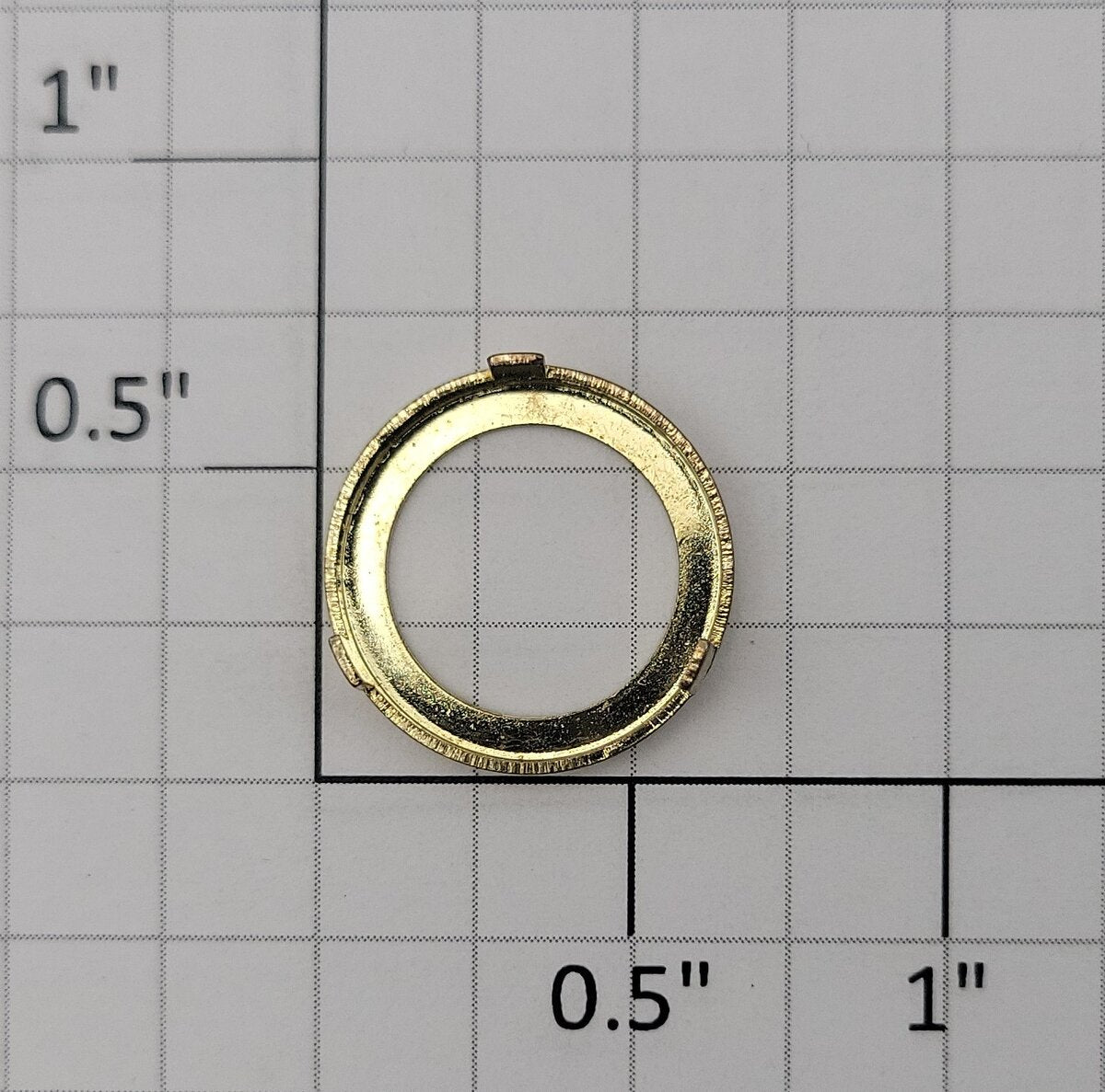 Lionel 210-7 S Gauge Brass Turnout Track Switch Lantern Lens Ring