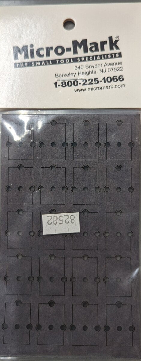 Micro-Mark 82582 Bottom Cover for the Carriage of Train (Set of 20)