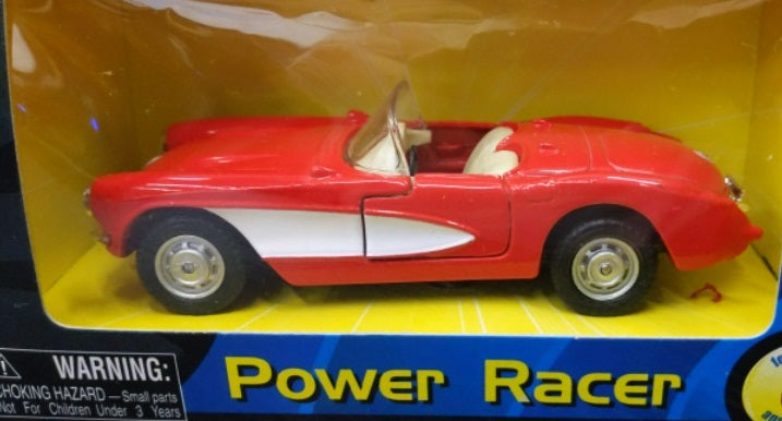 Maisto 21001-1601 1:43 Kid Connection Red&White Corvette Convertible Power Racer